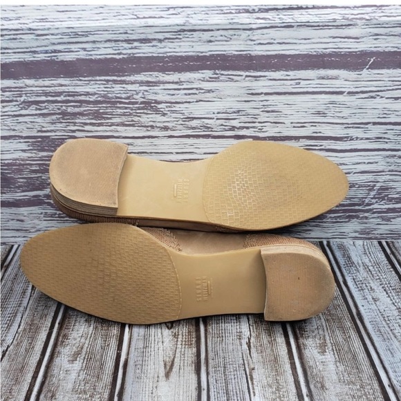 Stuart Weitzman Guything Tan NUBUC Slip on loafers size 8.5 - Picture 7 of 8